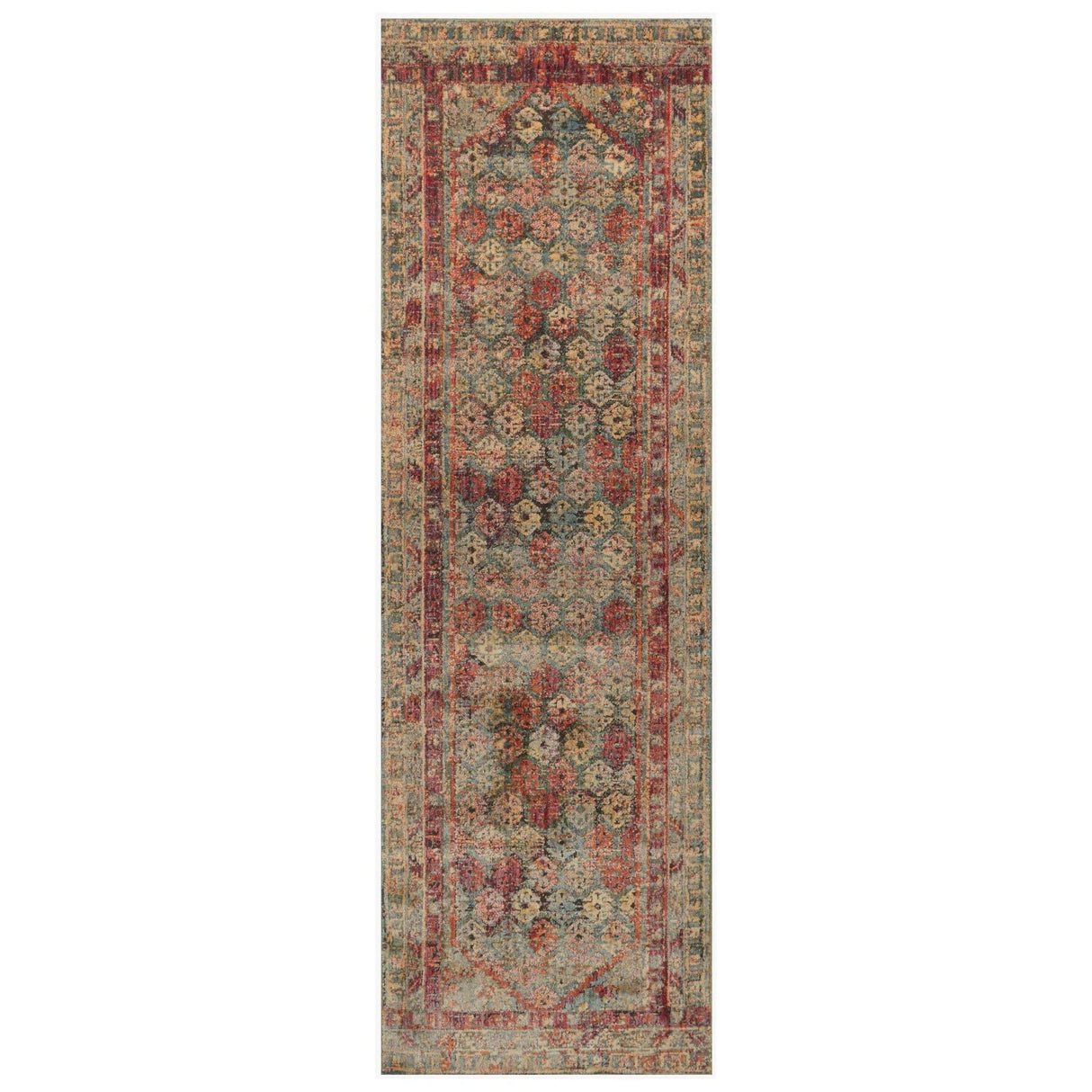 Loloi Javari Rug - Slate/Berry Rugs loloi-JV-03-SLBY-2'6" x 8' 00885369339196