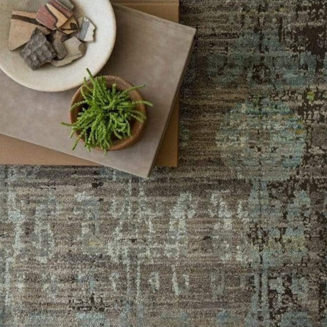 Loloi Javari Rug - Steel/Lagoon Rugs