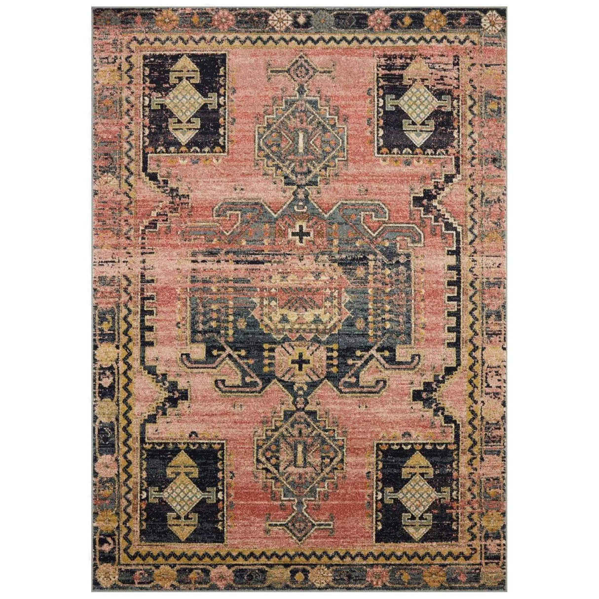 Loloi Jocelyn Rug - Rose/Rose Rugs
