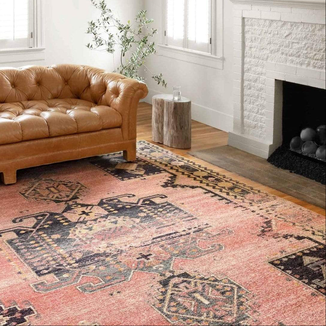 Loloi Jocelyn Rug - Rose/Rose Rugs
