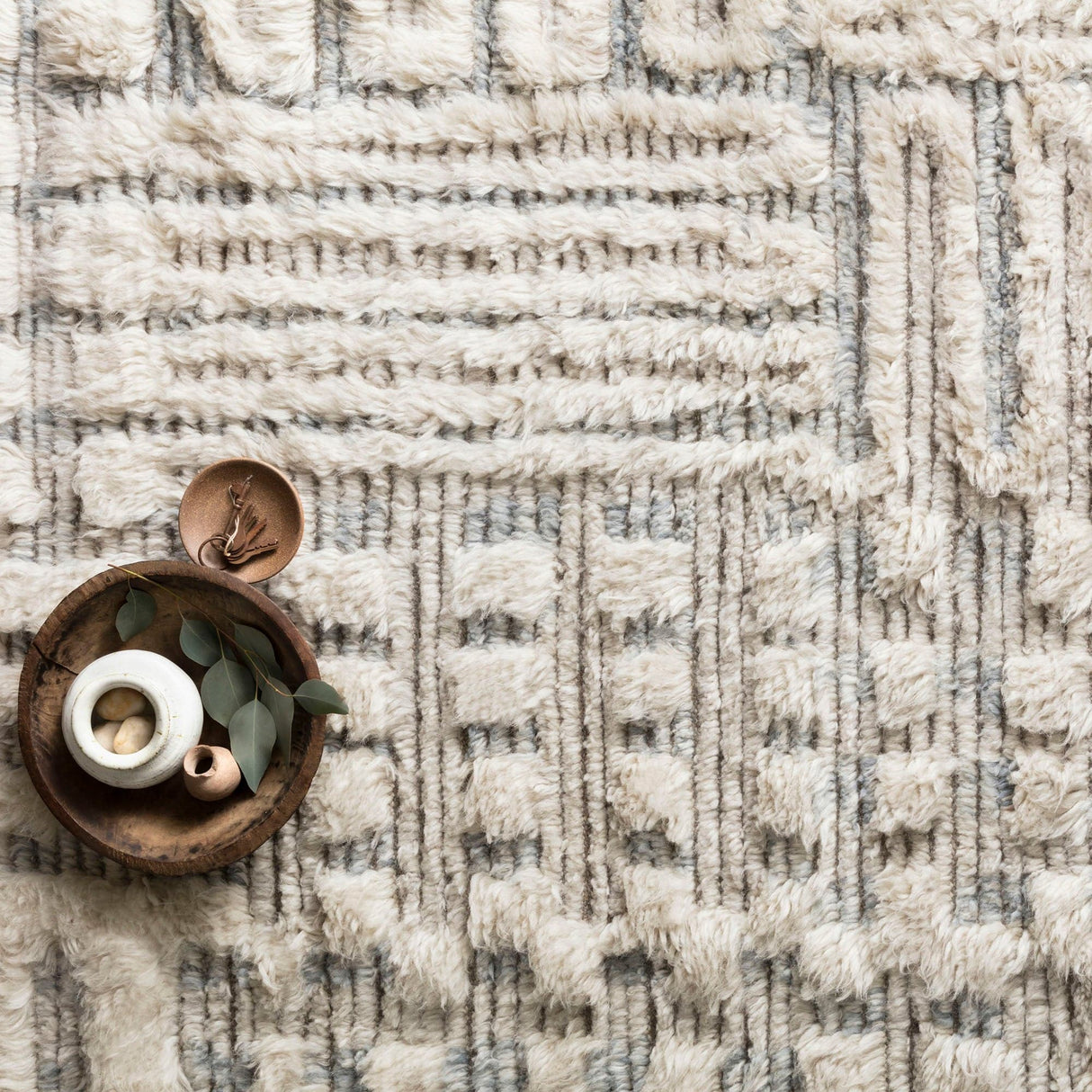 Loloi Khalid Rug - Ivory/Sky Rugs