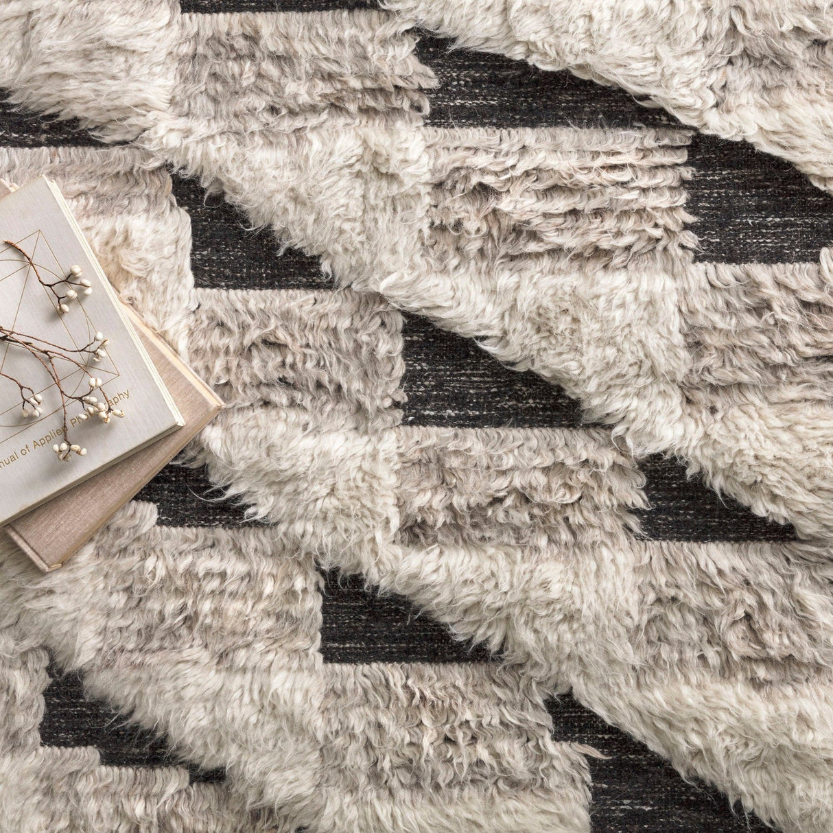 Loloi Khalid Rug - Natural/Black Rugs