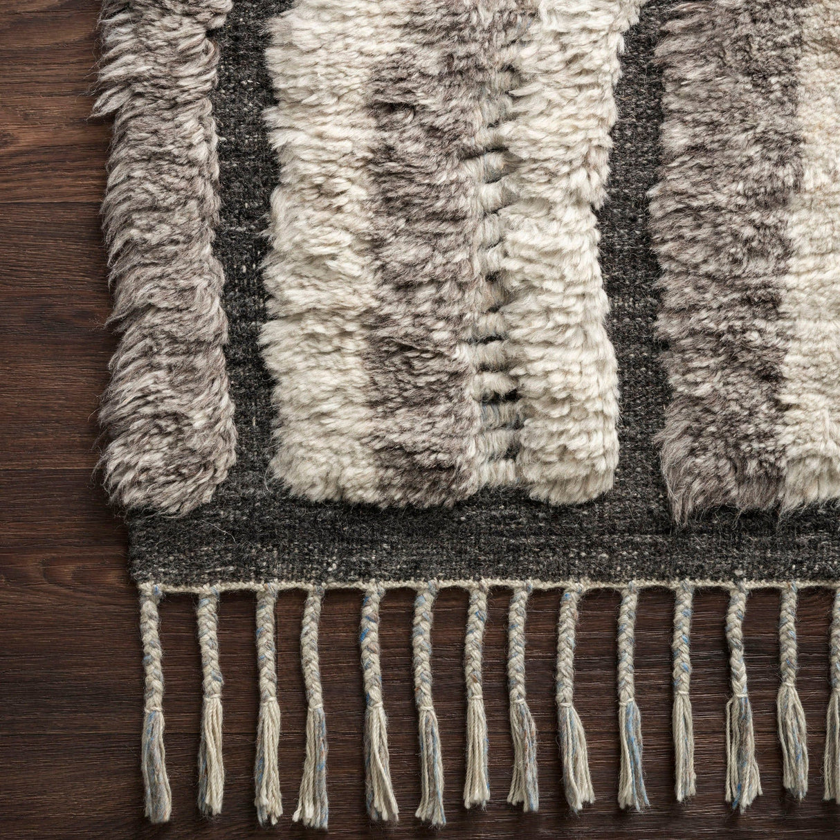 Loloi Khalid Rug - Stone/Charcoal Rugs