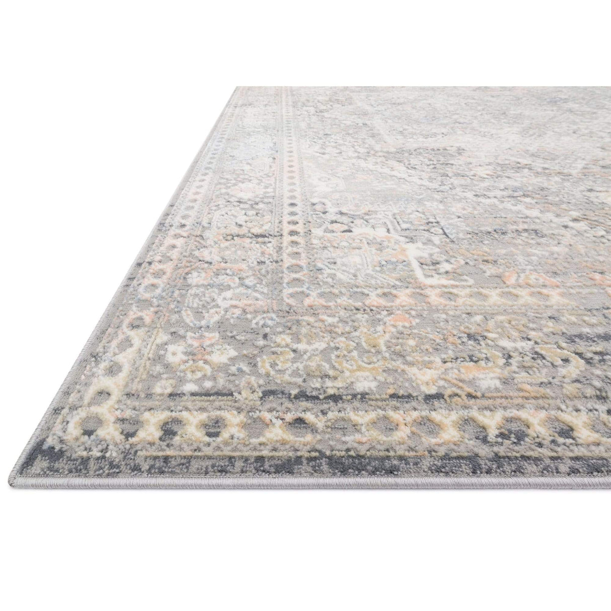 Loloi Lucia Rug - Grey/Sunset Rugs