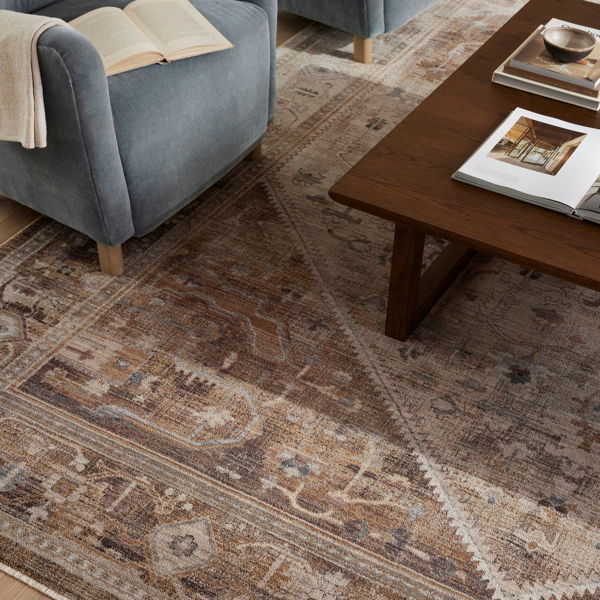 Loloi Lyra Rug - Natural/Mocha Rugs