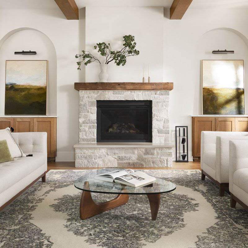 Loloi Magnolia Home Annie Rug - White/Black Rugs