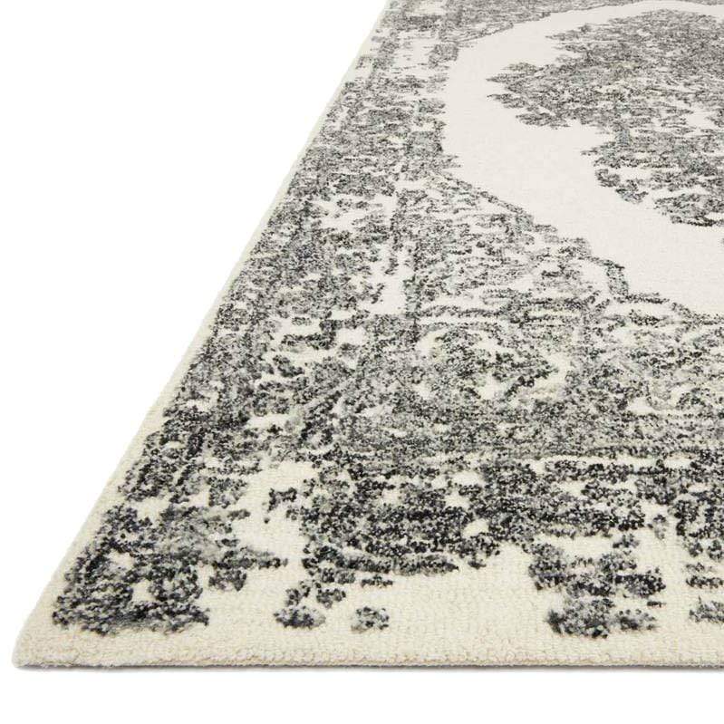 Loloi Magnolia Home Annie Rug - White/Black Rugs