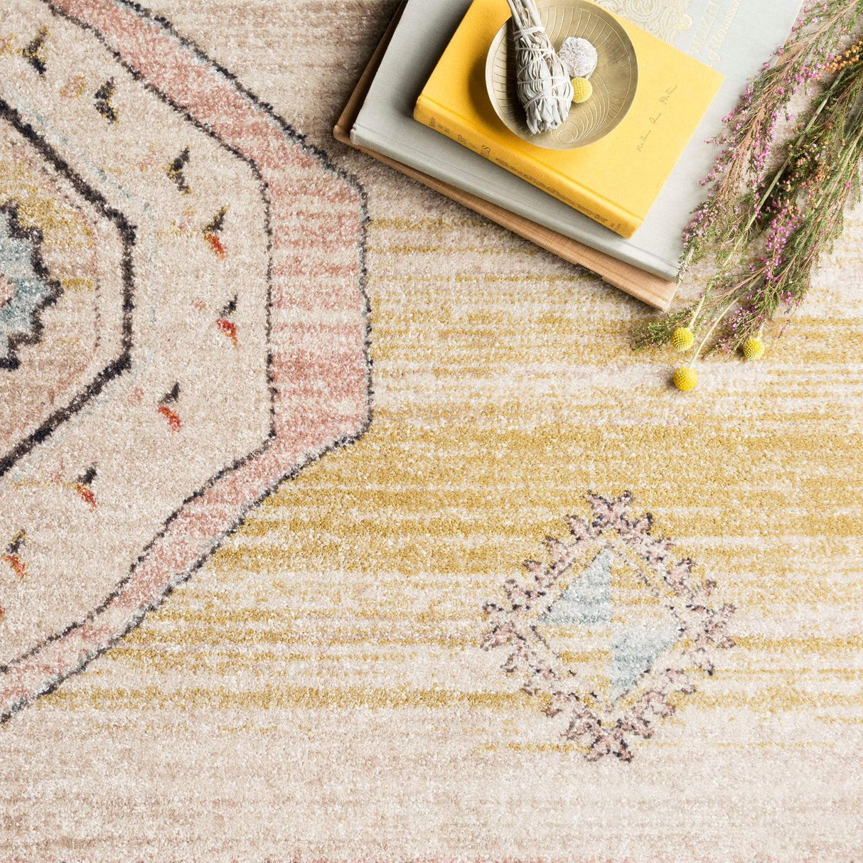 Loloi Magnolia Home Graham Rug - Antique Ivory/Multi Rugs