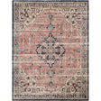 Loloi Magnolia Home Graham Rug - Coral/Navy Rugs