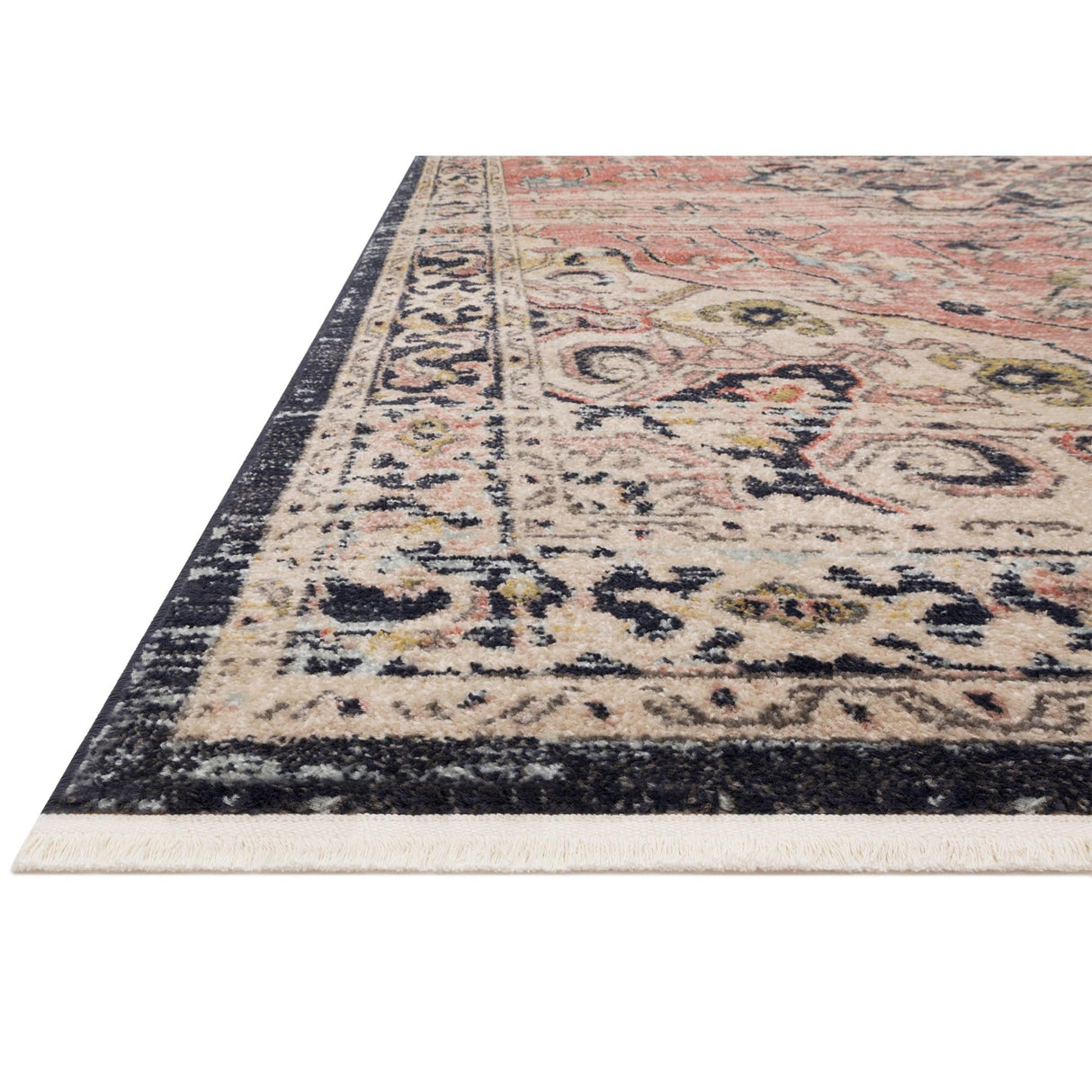 Loloi Magnolia Home Graham Rug - Coral/Navy Rugs