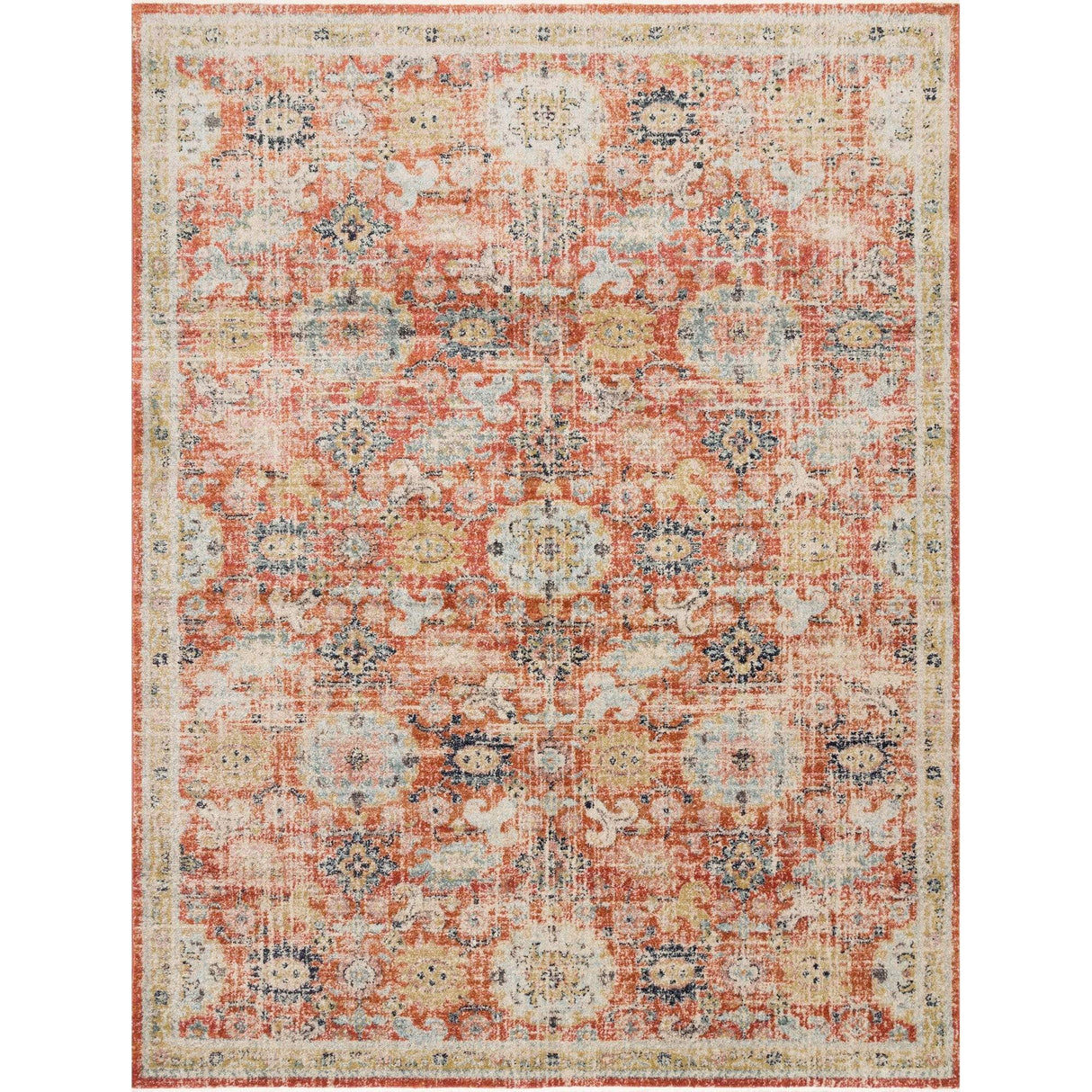 Loloi Magnolia Home Graham Rug - Persimmon/Multi Rugs