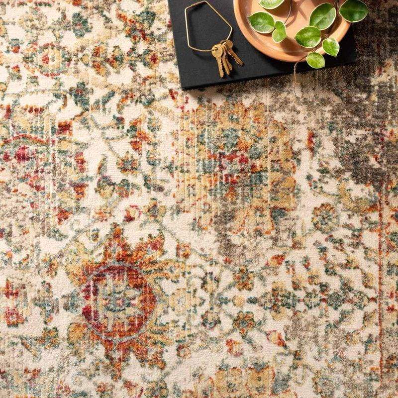 Loloi Magnolia Home Linnea Rug - Multi/Taupe Rugs