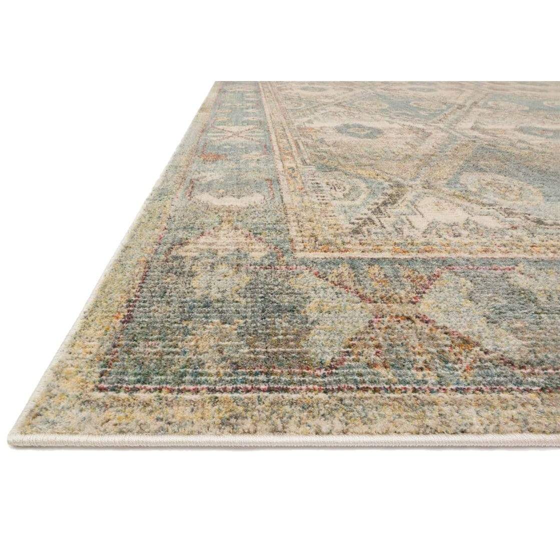 Loloi Magnolia Home Linnea Rug - Natural/Sky Rugs