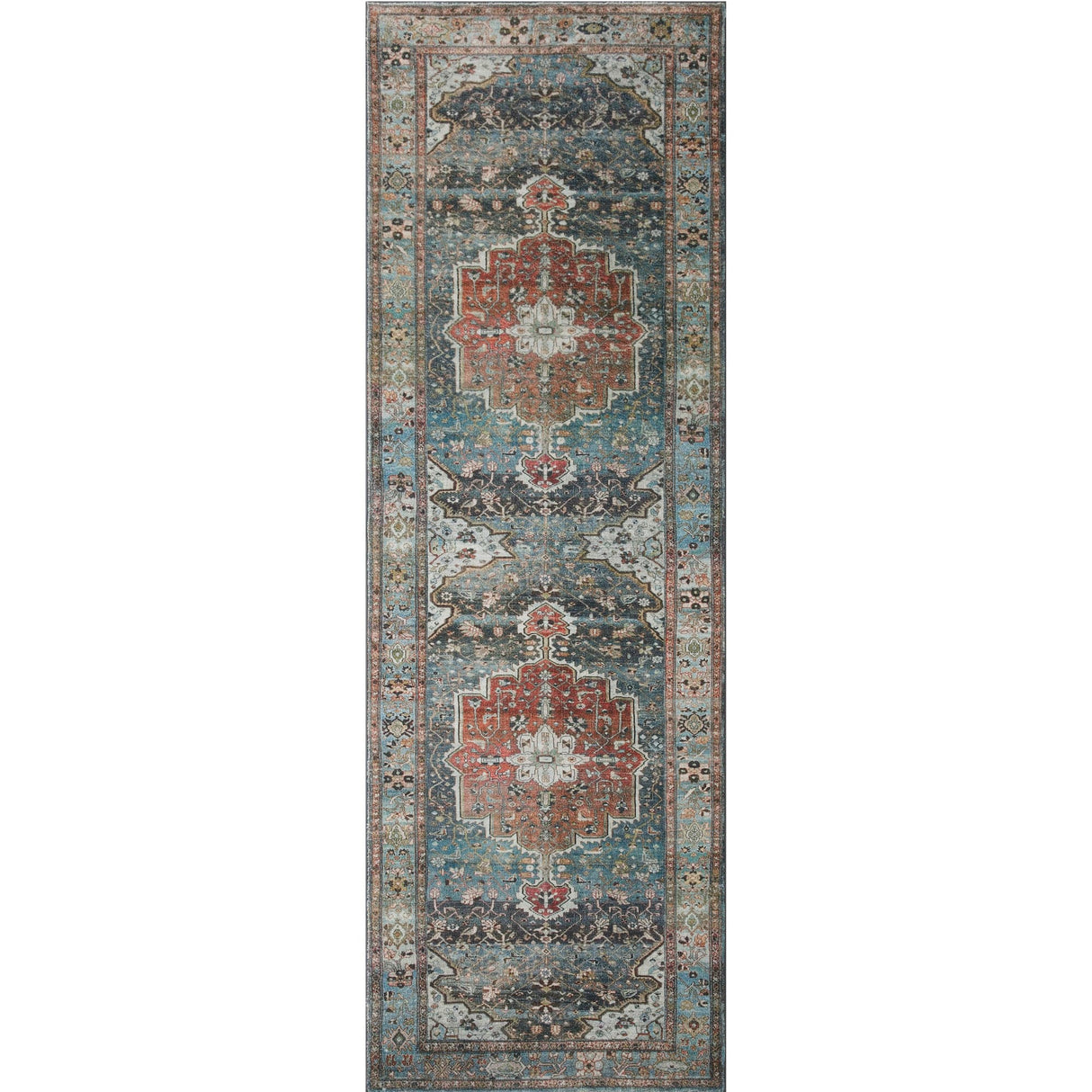 Loloi Margot Rug - Ocean/Brick Rugs