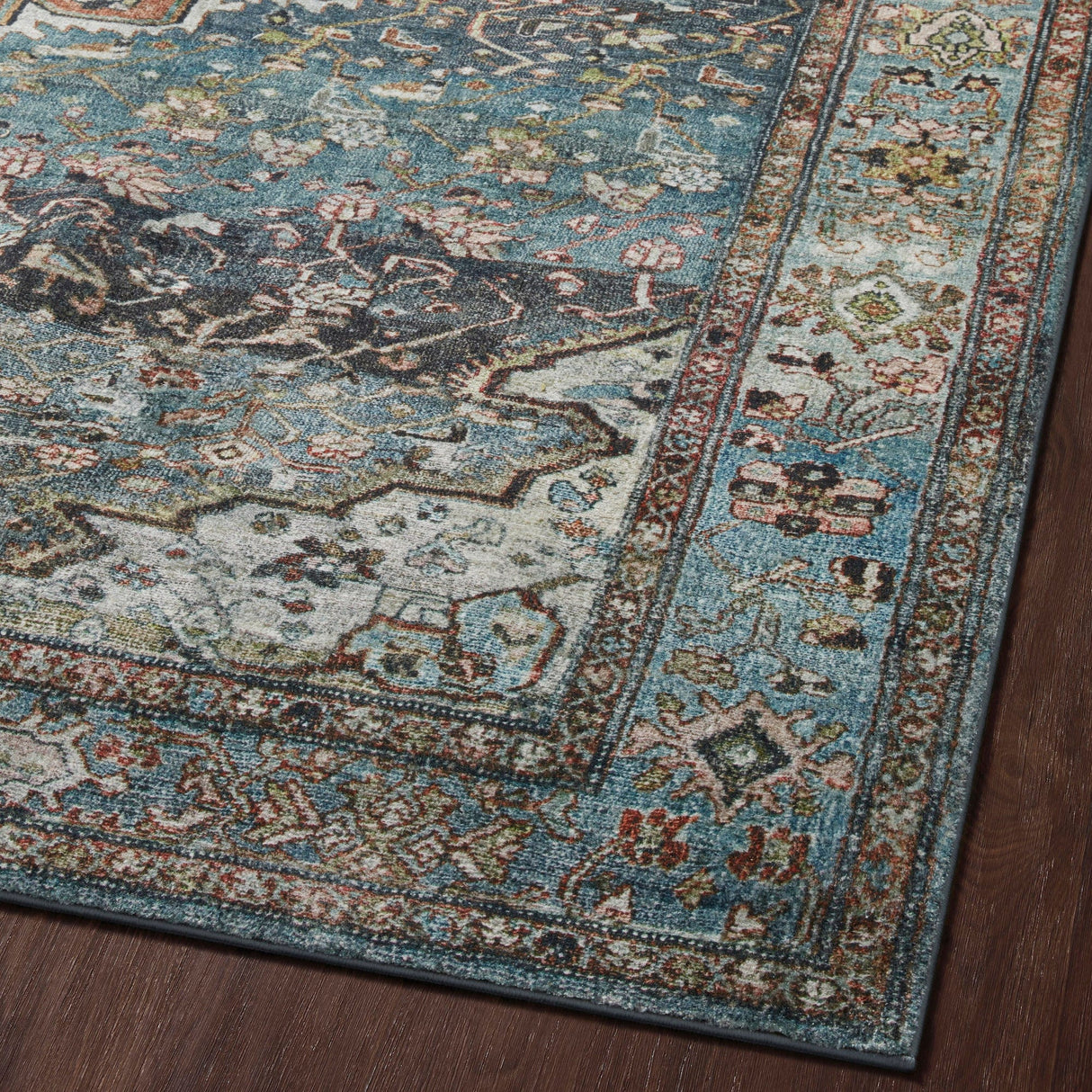 Loloi Margot Rug - Ocean/Brick Rugs