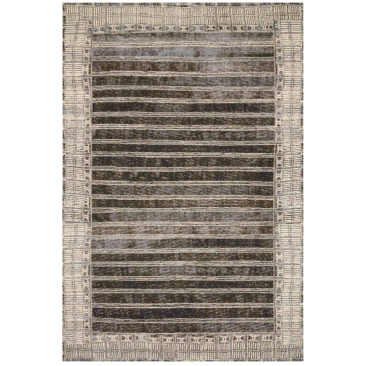 Loloi Mika Indoor/Outdoor Rug - Charcoal/Ivory Rugs