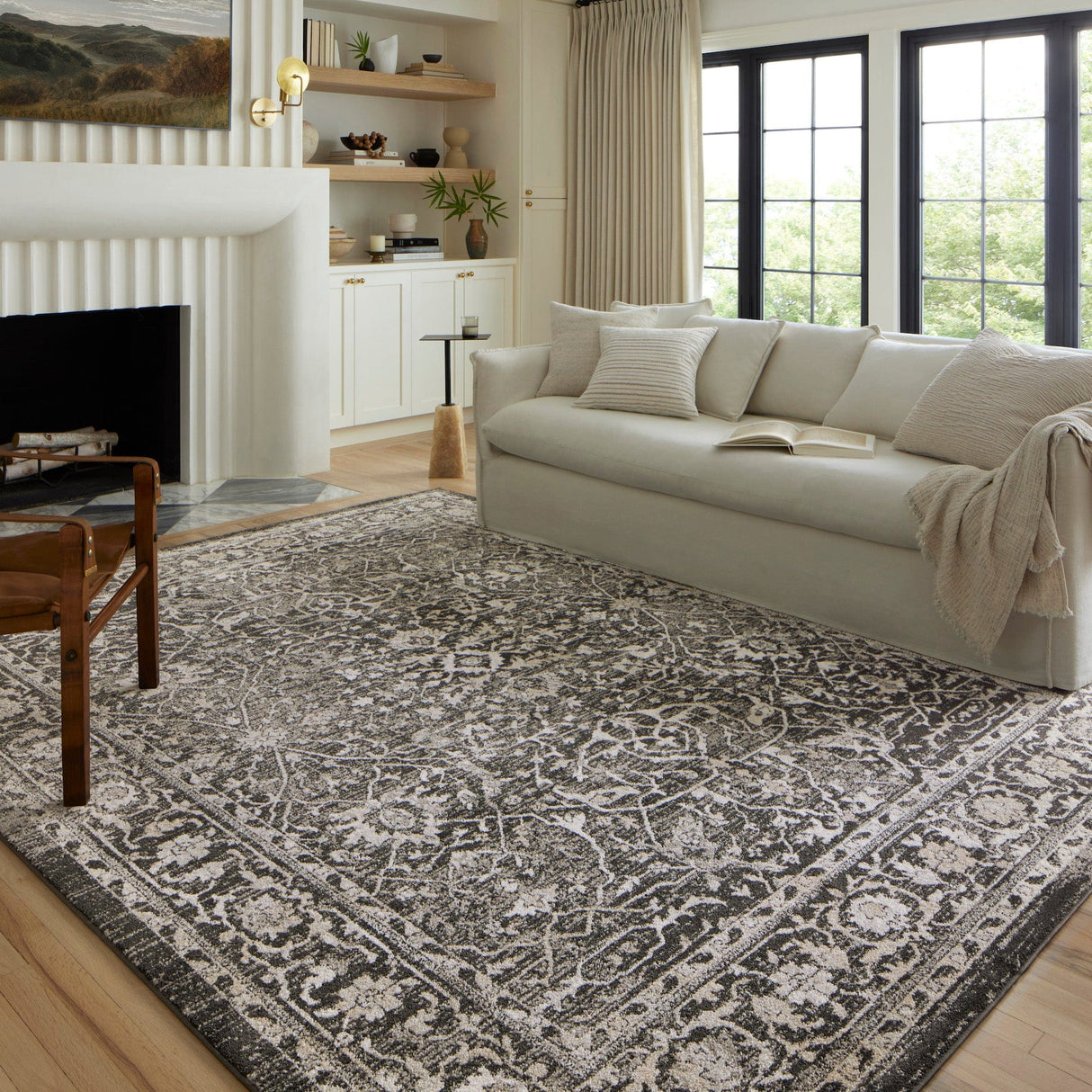 Loloi Odette Rug - Charcoal/Silver Rugs