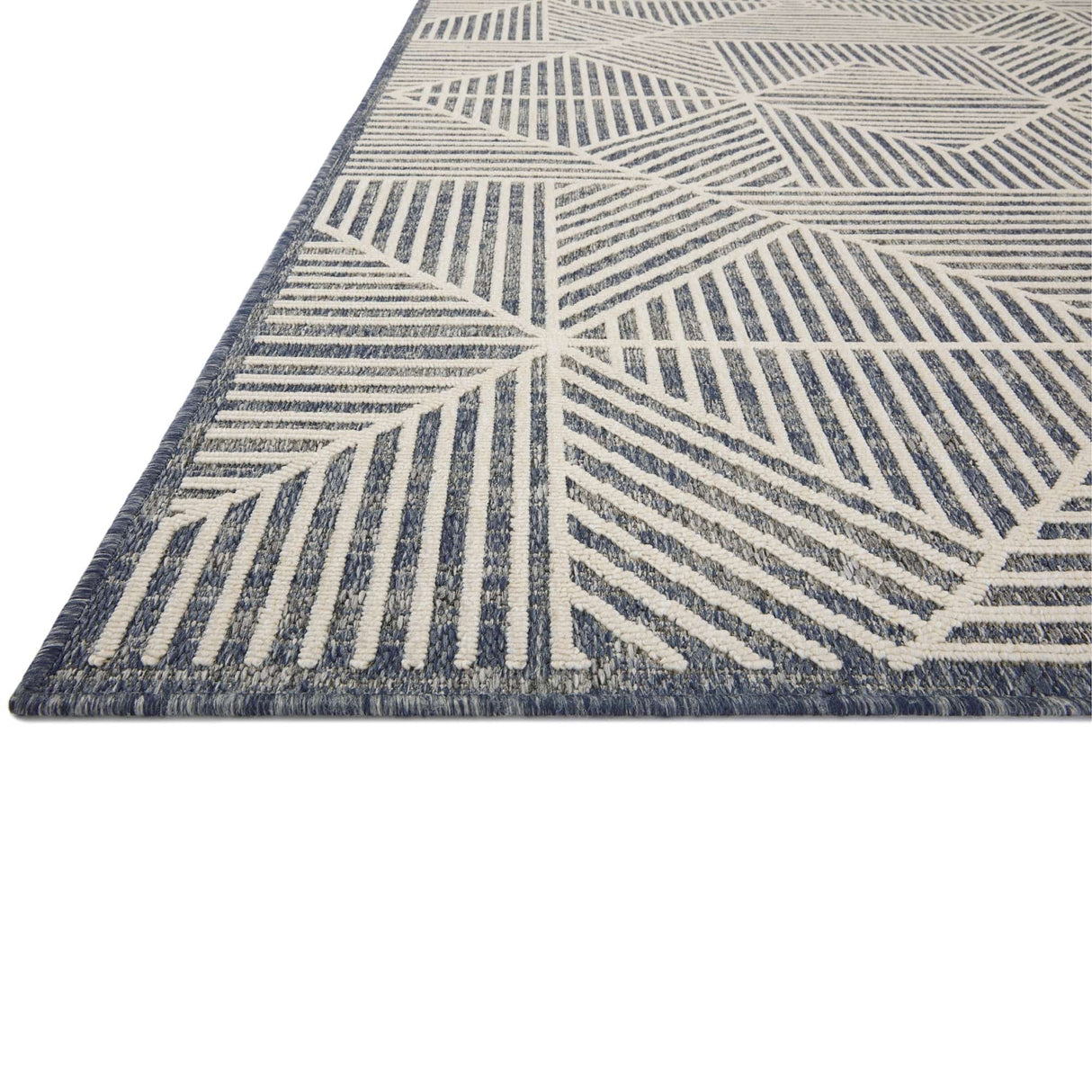 Loloi Rainier Indoor/Outdoor Rug - Denim/Natural Rugs