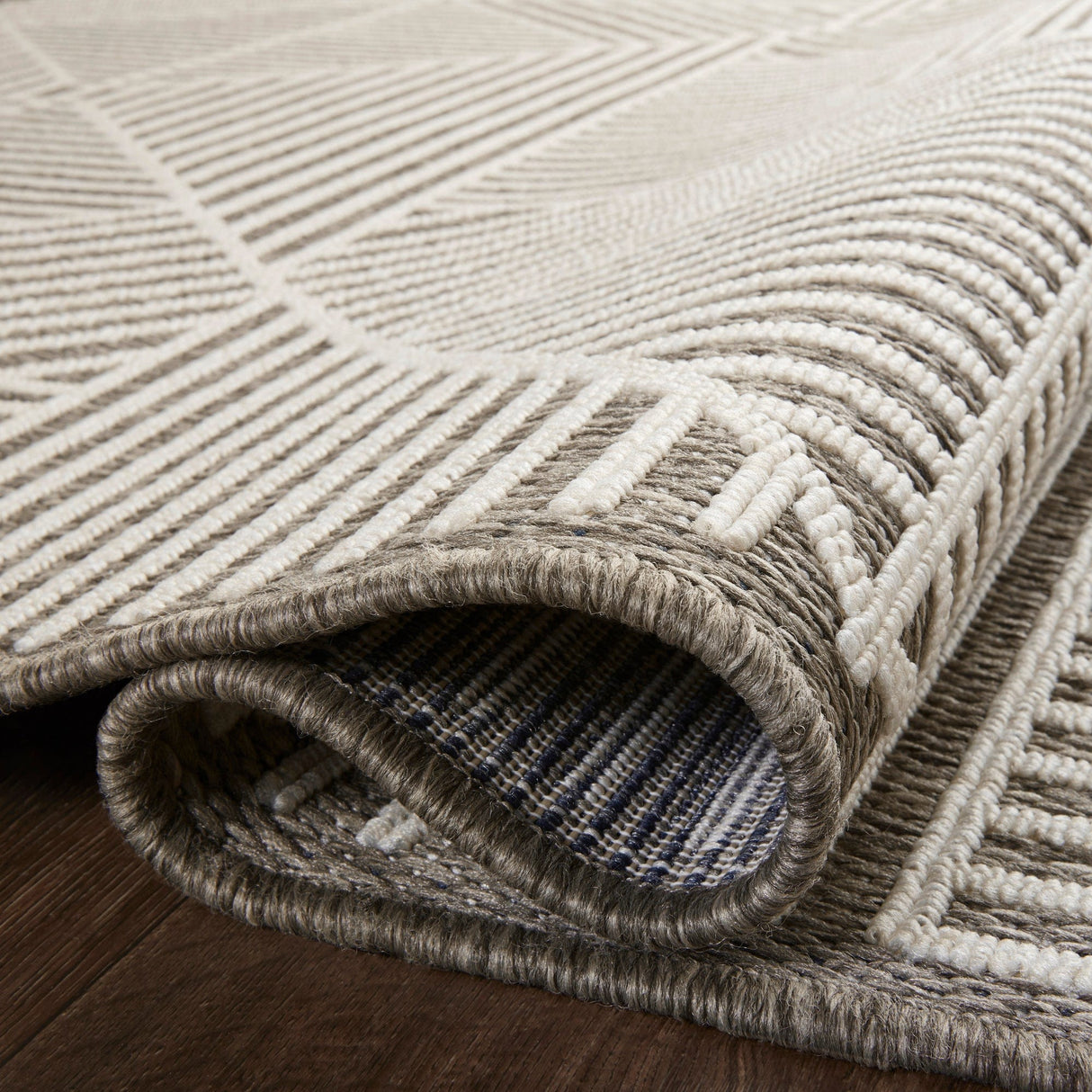 Loloi Rainier Indoor/Outdoor Rug - Denim/Natural Rugs