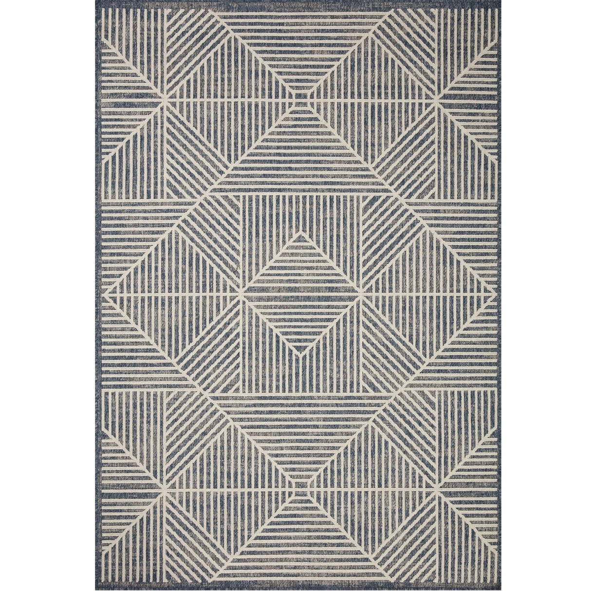 Loloi Rainier Indoor/Outdoor Rug - Denim/Natural Rugs loloi-1