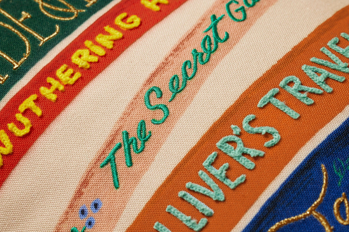 Loloi Rifle Paper Co. Book Club Pillow Pillows