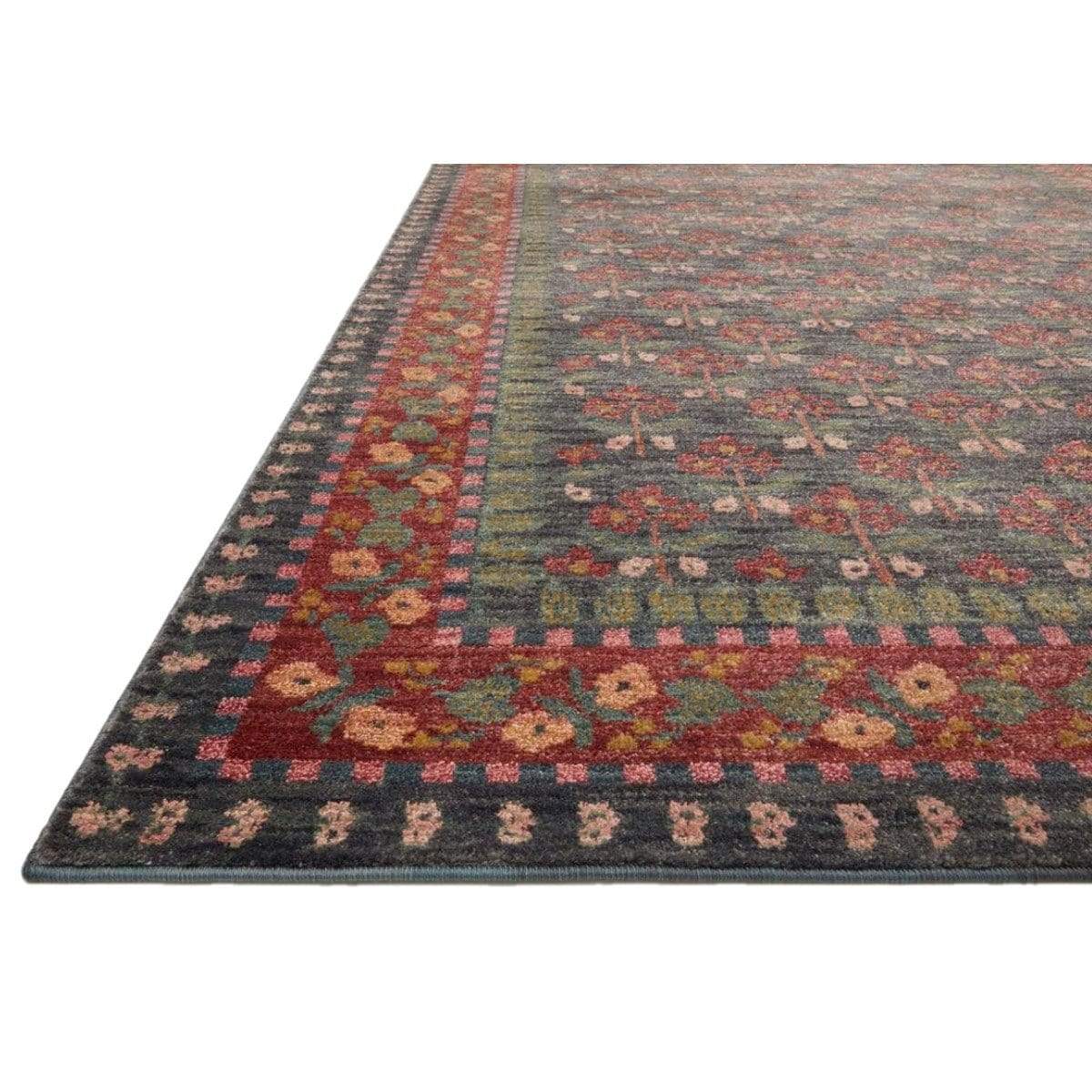 Loloi Rifle Paper Co. Fiore Rug - Forte Navy Rugs