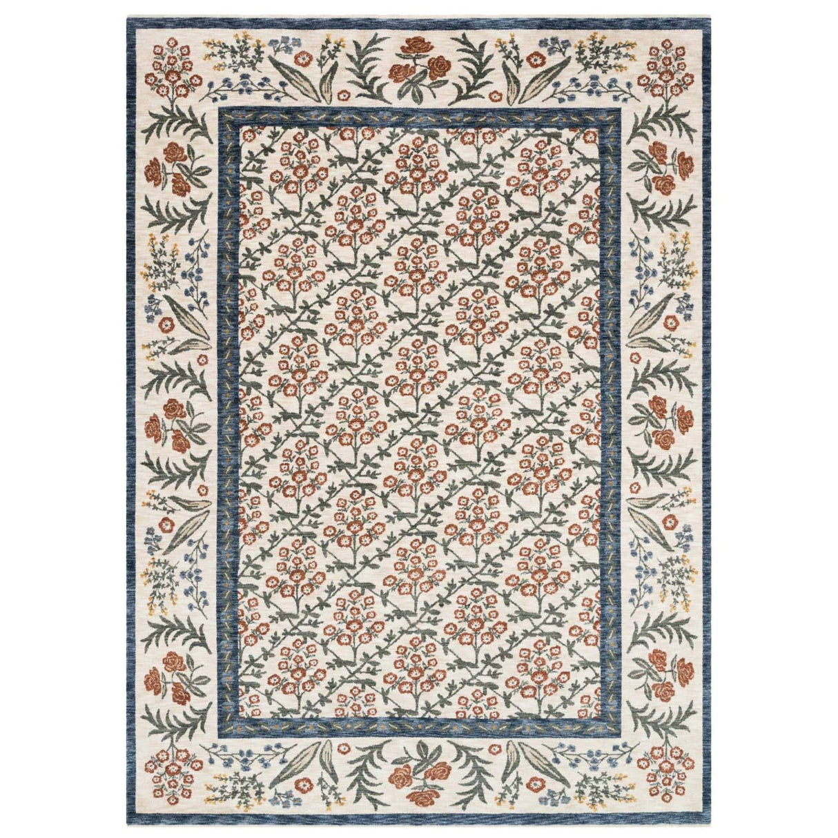 Loloi Rifle Paper Co. Kismet Rug - Suzani Garden Cream Rugs