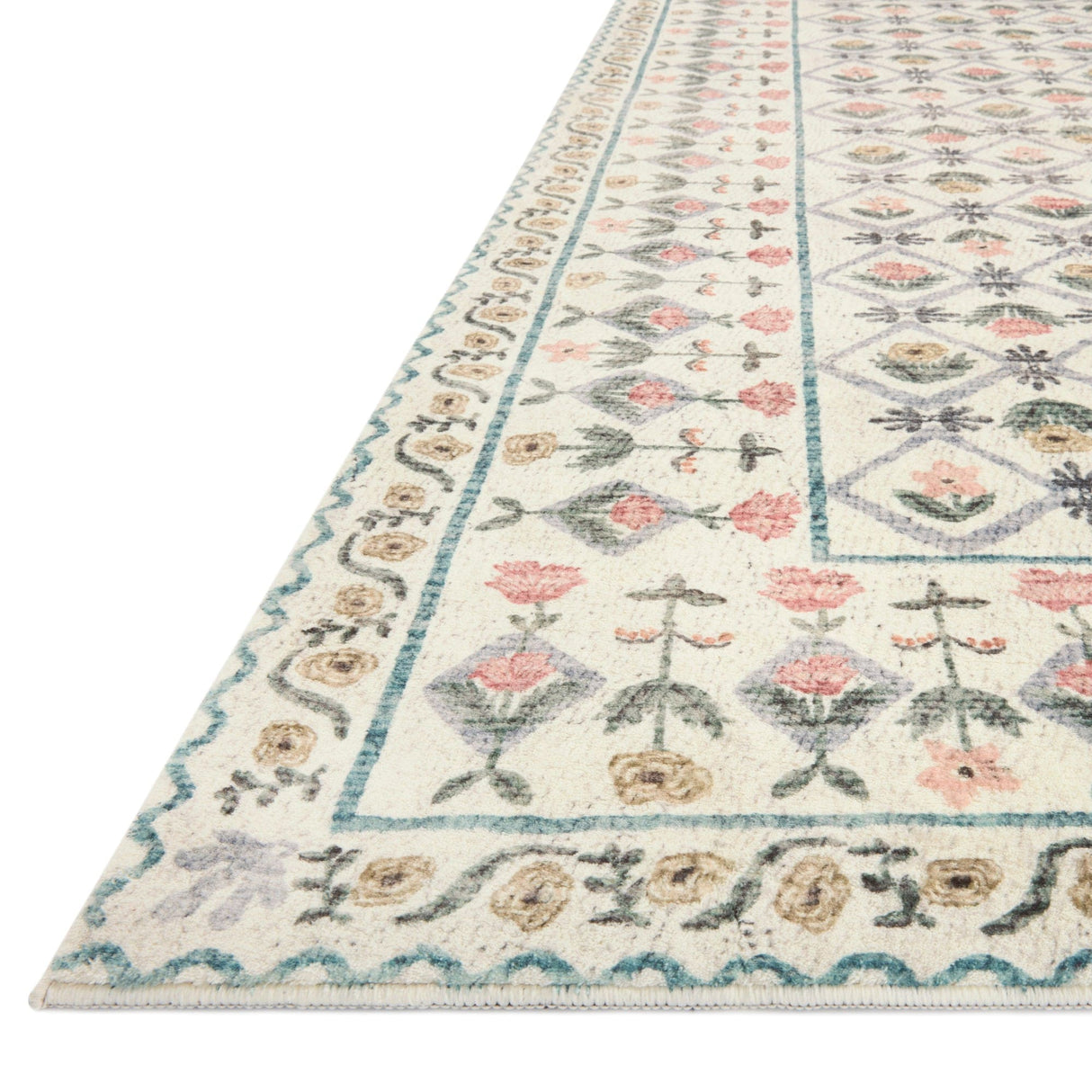 Loloi Rifle Paper Co. Lattice Rug Rugs