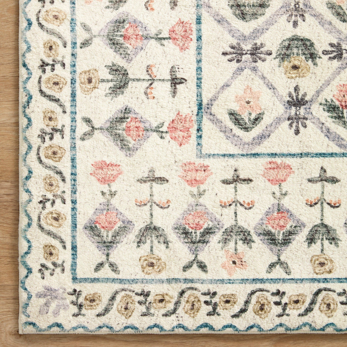 Loloi Rifle Paper Co. Lattice Rug Rugs