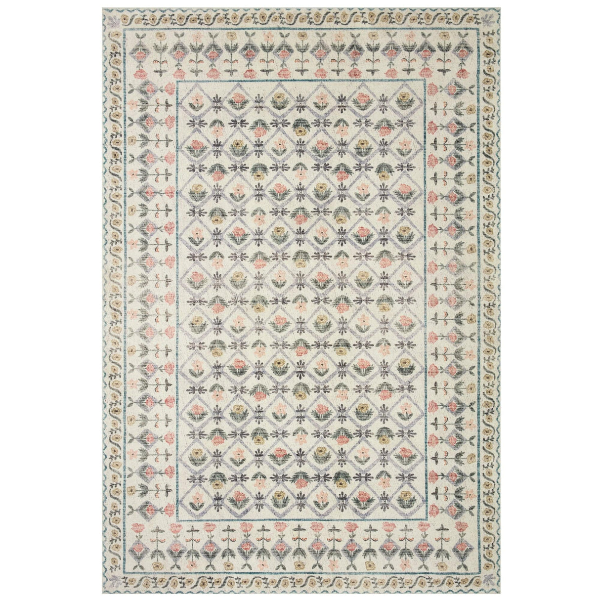 Loloi Rifle Paper Co. Lattice Rug Rugs