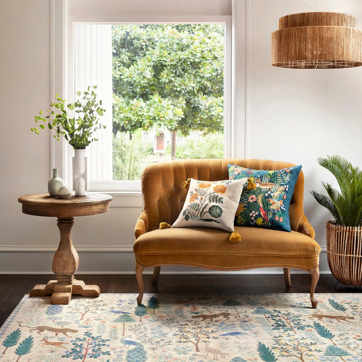 Loloi Rifle Paper Co. Menagerie Forest Rug Rugs