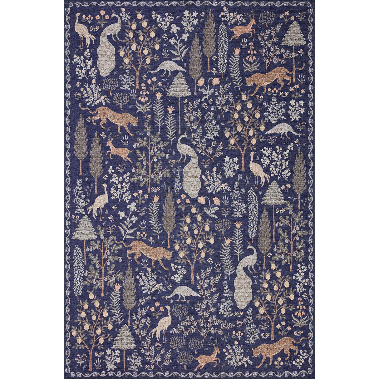 Loloi Rifle Paper Co. Menagerie Forest Rug Rugs loloi-MENAMEN-02NV002339