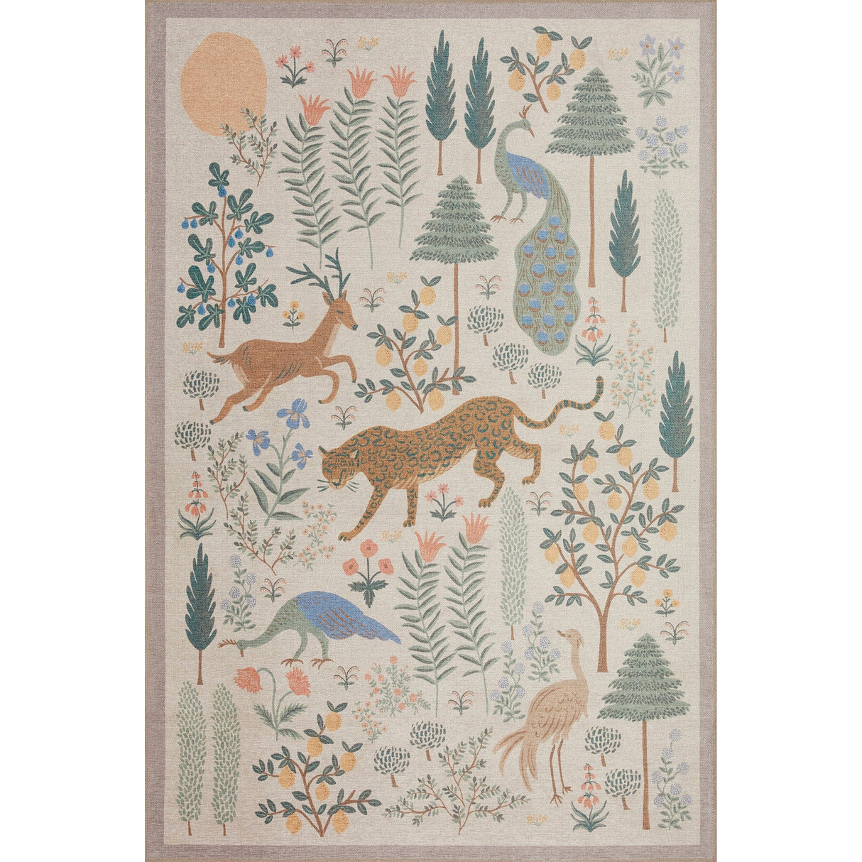 Loloi Rifle Paper Co. Menagerie Les Fauves Rug Rugs loloi-MENAMEN-01CR002339