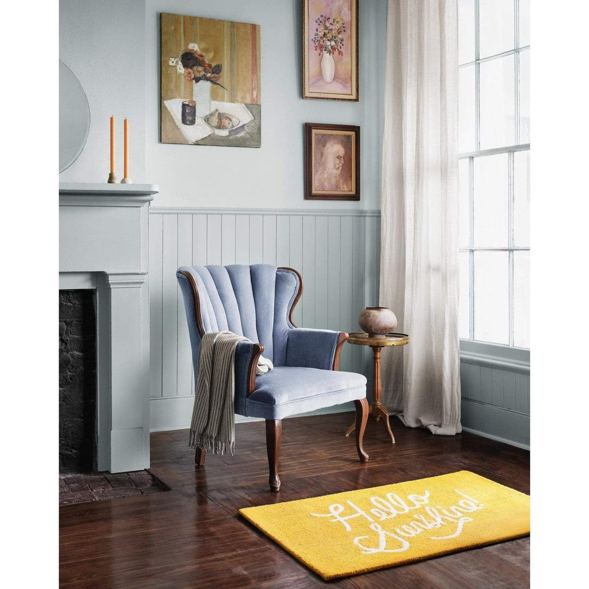 Loloi Rifle Paper Co. Minnie Hello Sunshine Yellow Rug Rugs loloi-MINNMIN-01YE002339 885369504334
