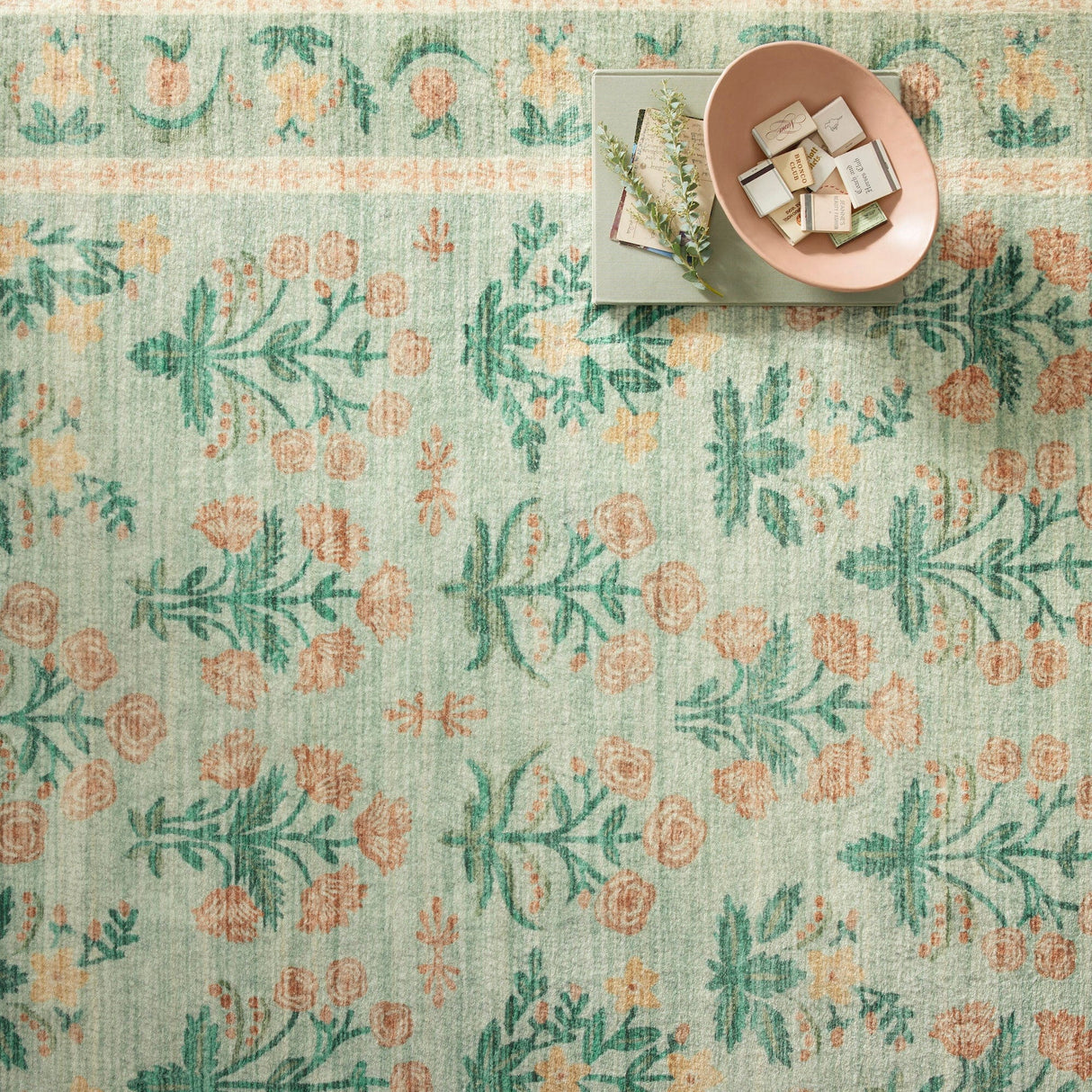 Loloi Rifle Paper Co. Mughal Rose Rug Rugs