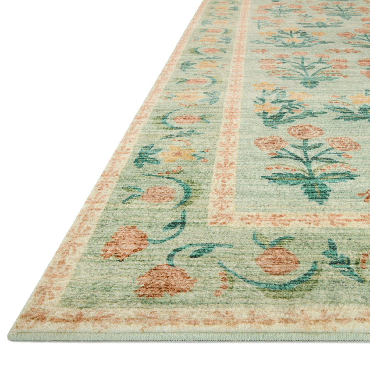 Loloi Rifle Paper Co. Mughal Rose Rug Rugs