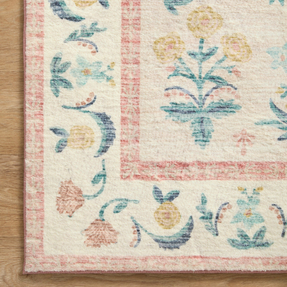 Loloi Rifle Paper Co. Mughal Rose Rug Rugs