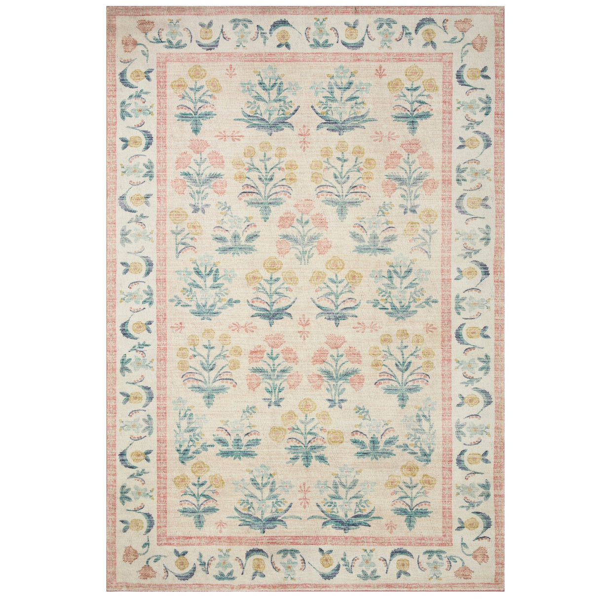 Loloi Rifle Paper Co. Mughal Rose Rug Rugs