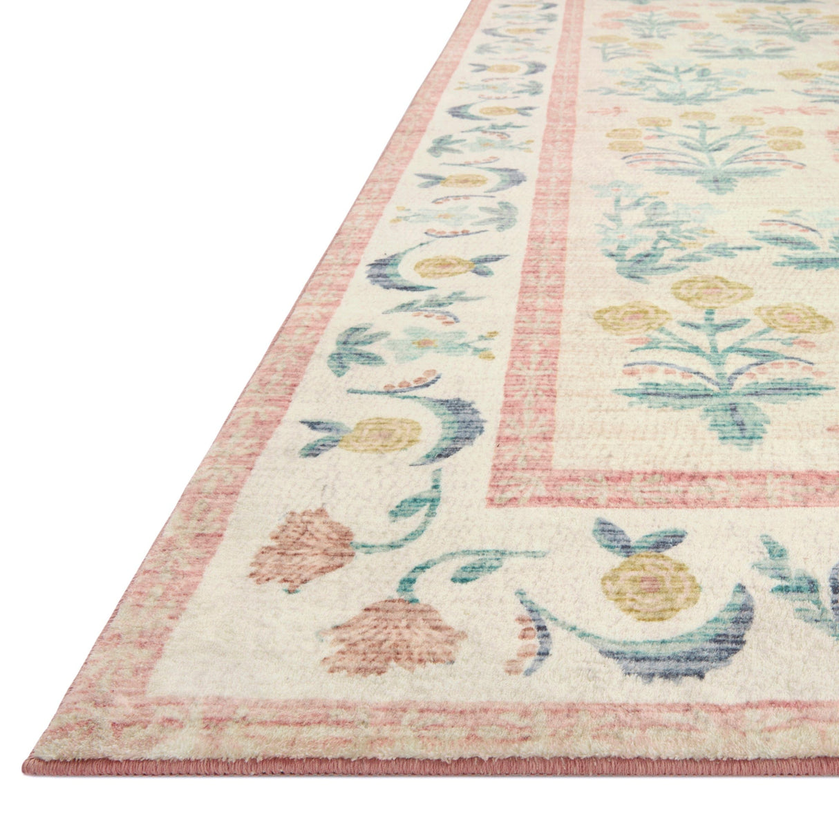Loloi Rifle Paper Co. Mughal Rose Rug Rugs