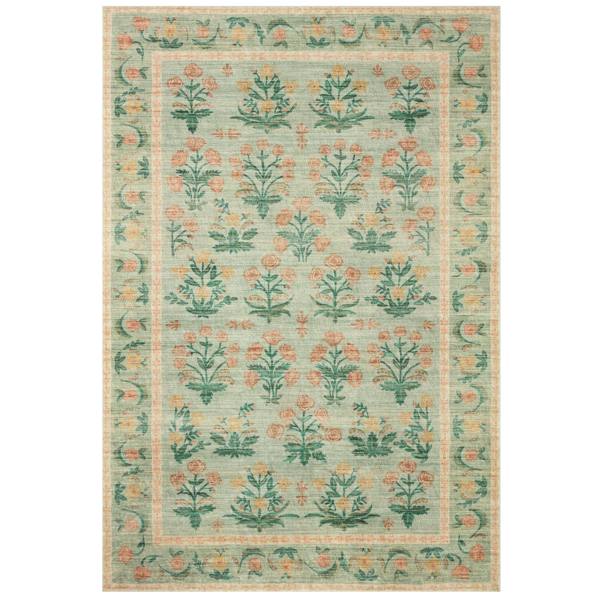Loloi Rifle Paper Co. Mughal Rose Rug Rugs loloi-1