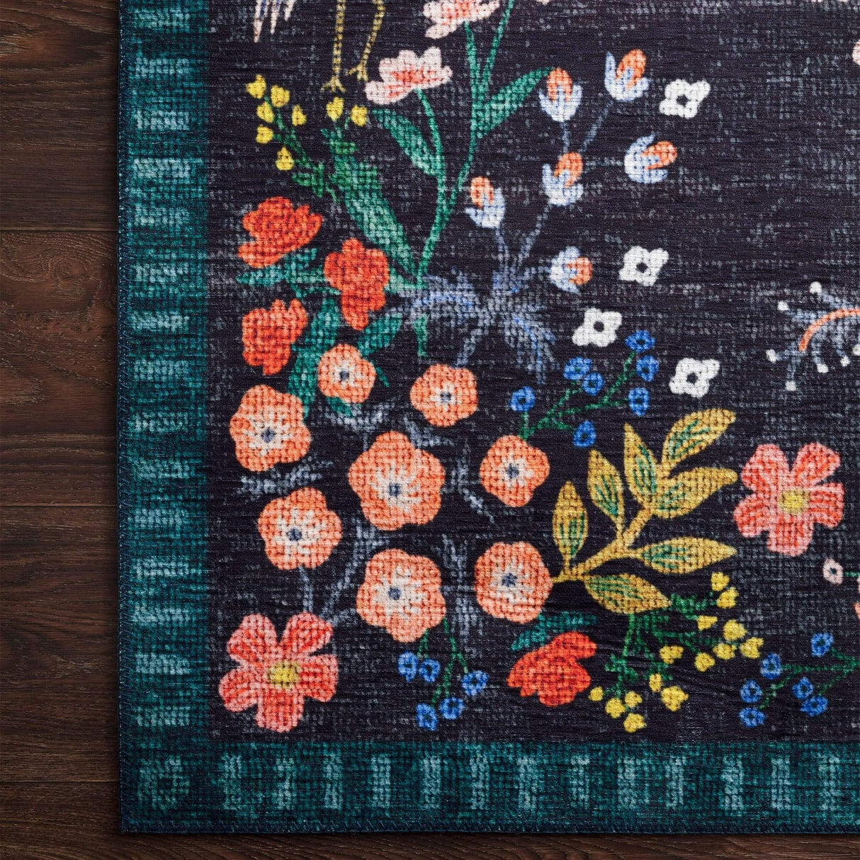 Loloi Rifle Paper Co. Palais Rug - Black/Multi Rugs