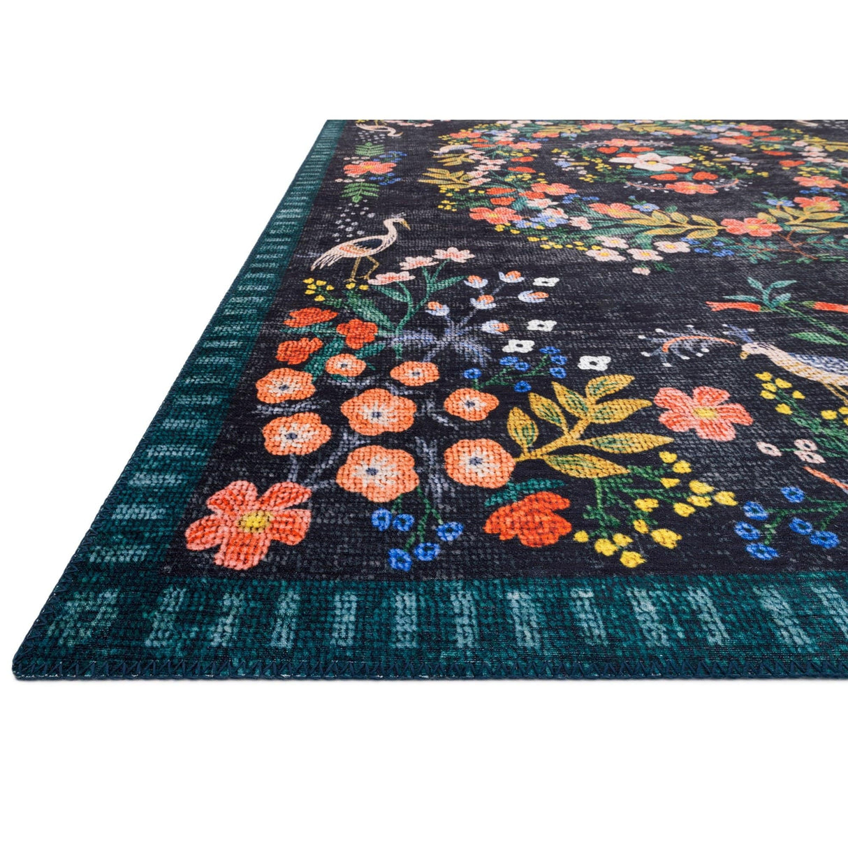 Loloi Rifle Paper Co. Palais Rug - Black/Multi Rugs