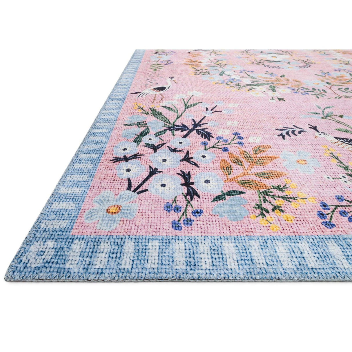 Loloi Rifle Paper Co. Palais Rug - Rose/Sky Rugs