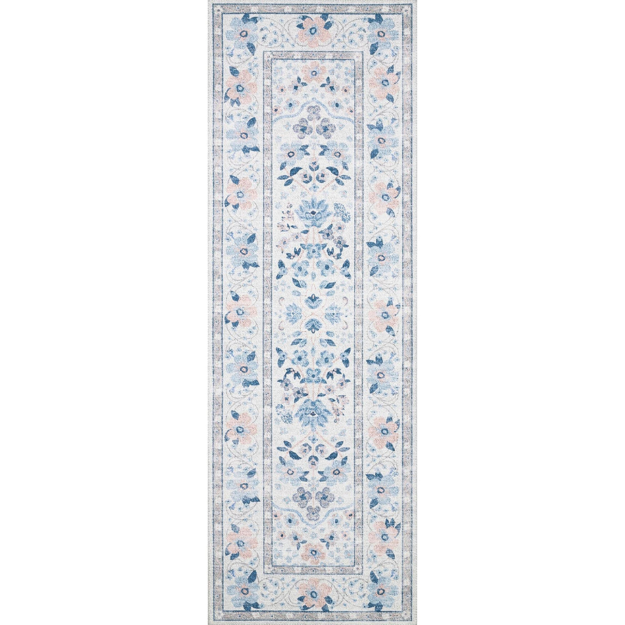 Loloi Rifle Paper Co. Palais Rug - Snow/Sky Rugs loloi-PAL-02-PALAPAL-02SNOSC2339