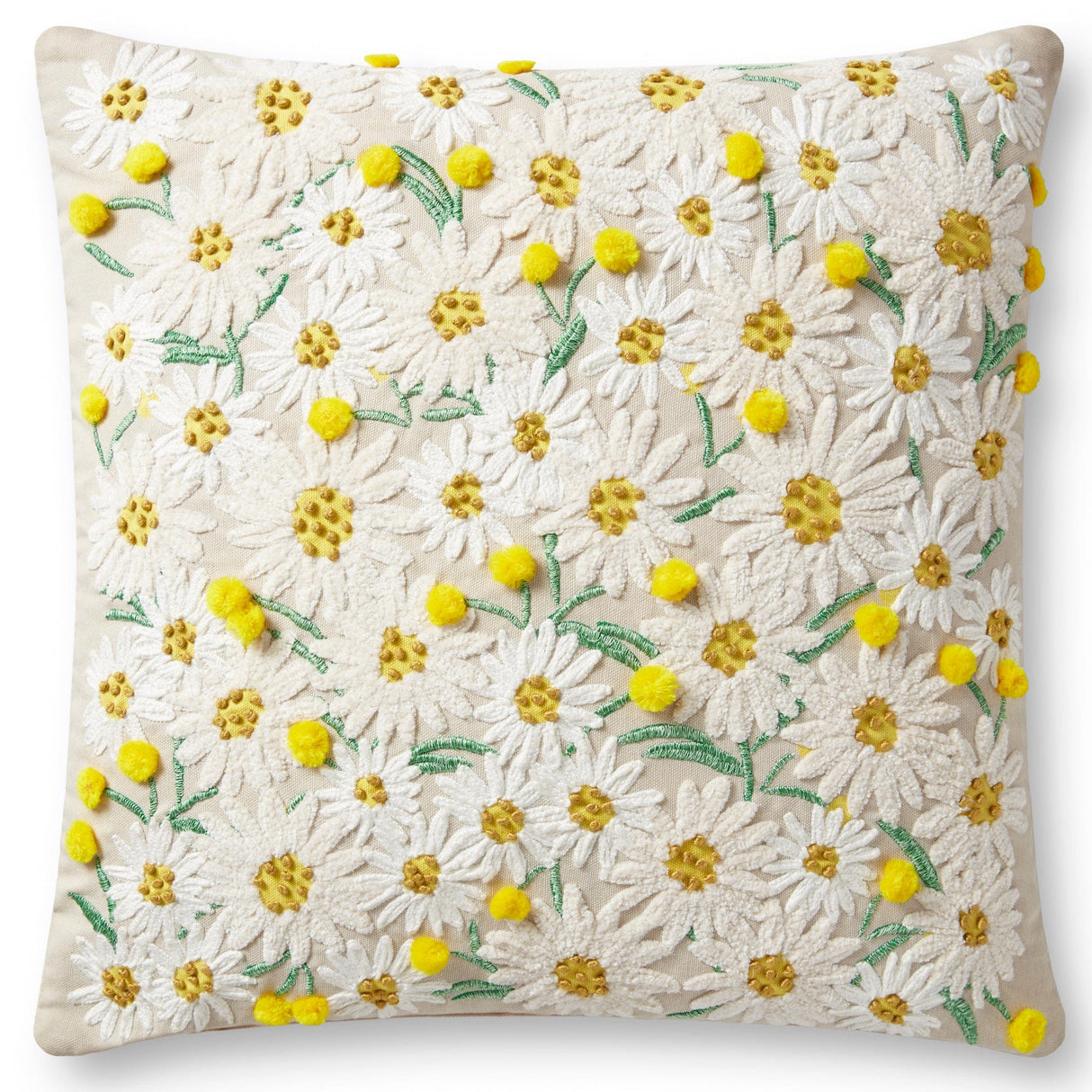 Loloi Rifle Paper Co. Pillow - Beige Pillows loloi-P273PRP0018BE00PIL1 885369626579