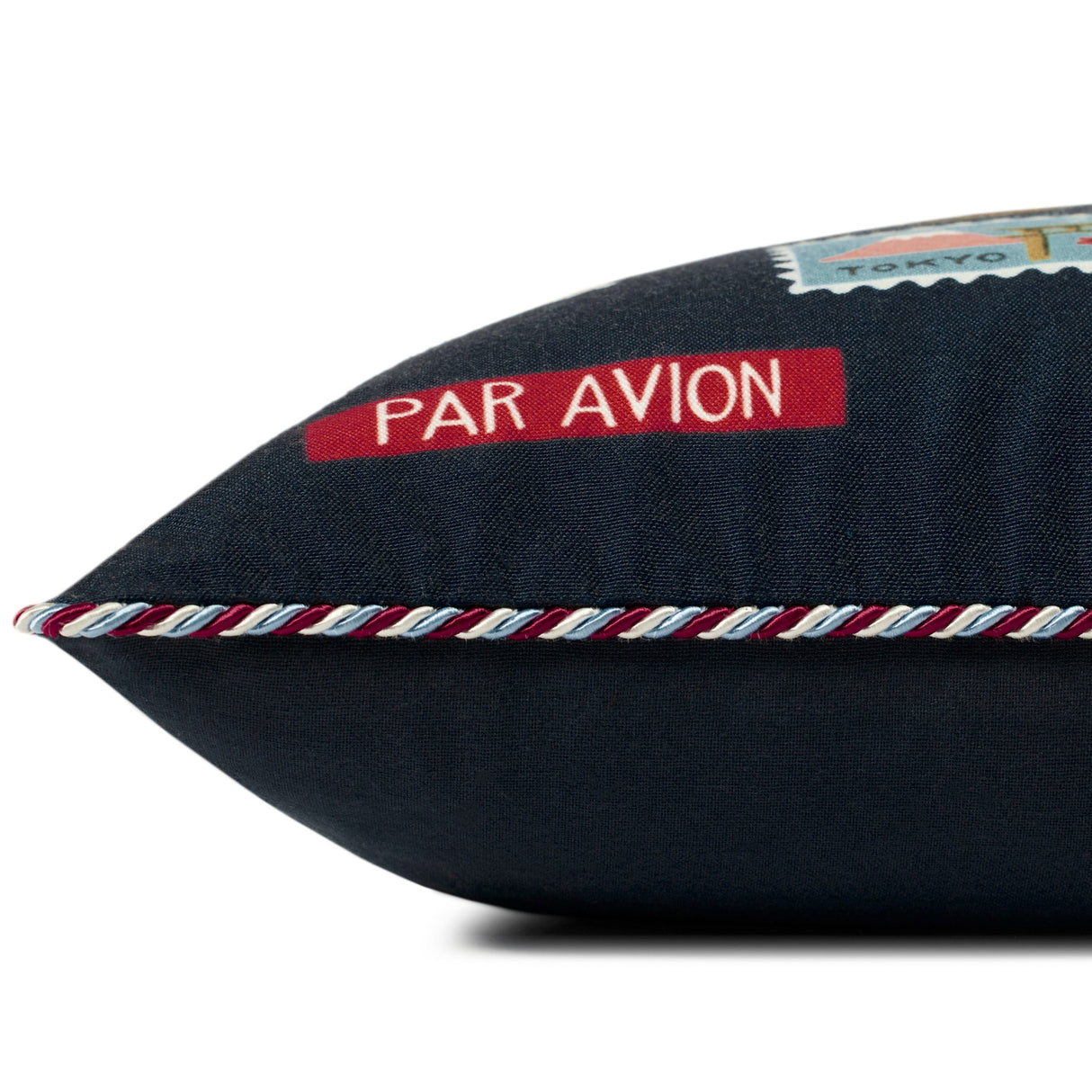 Loloi Rifle Paper Co. Postage Stamps Pillow Pillows