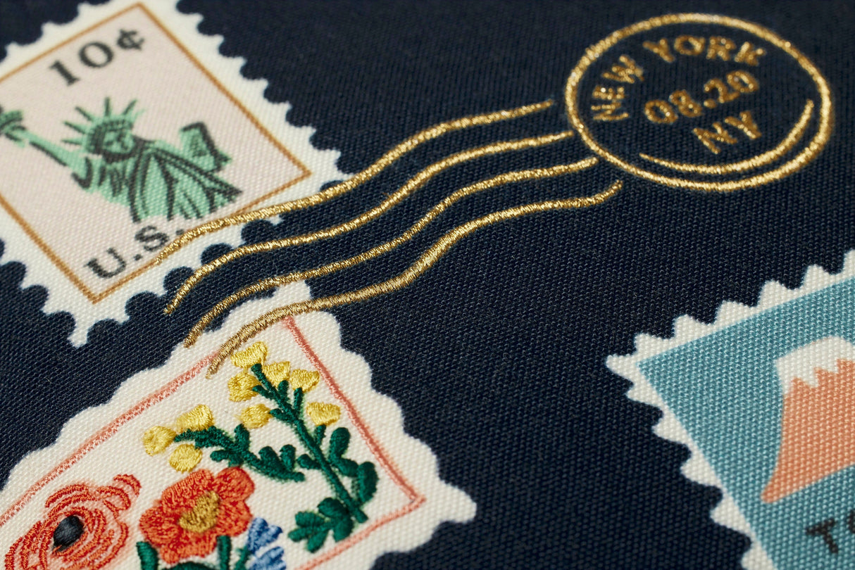 Loloi Rifle Paper Co. Postage Stamps Pillow Pillows