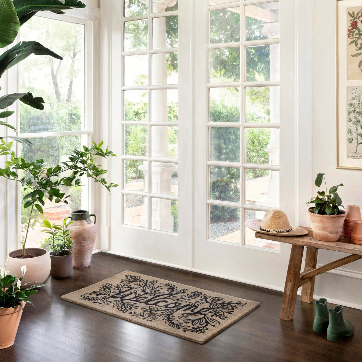 Loloi Rifle Paper Co. Welcome Rug Rugs