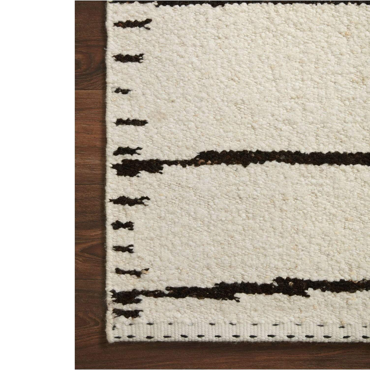 Loloi Roman Indoor Rug - Ivory/Black Rugs