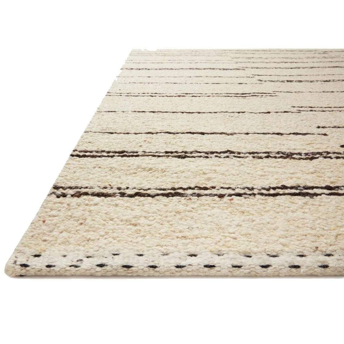 Loloi Roman Indoor Rug - Natural/Charcoal Rugs